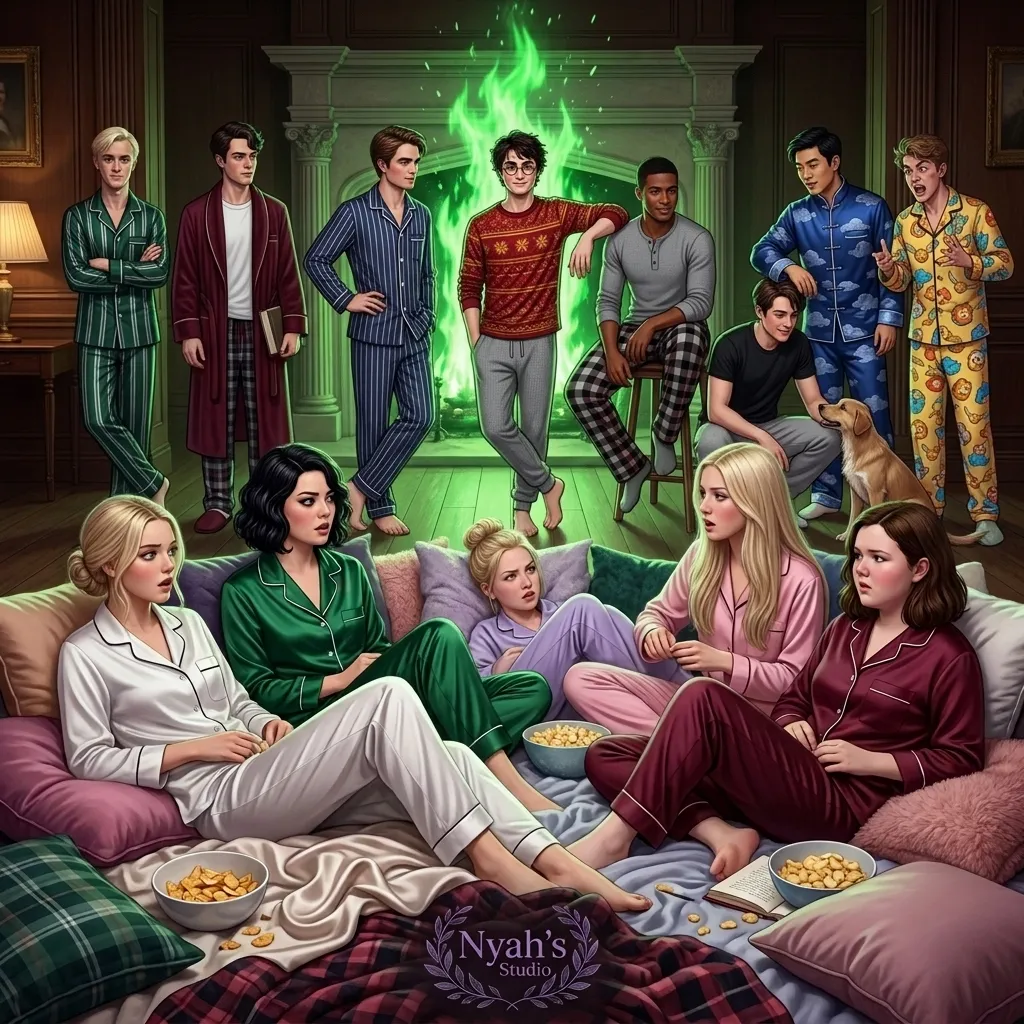 Slytherin Boys Crash Sleepover: Chat with our AI box, ready for chatbot online free and ask ai anything you want.