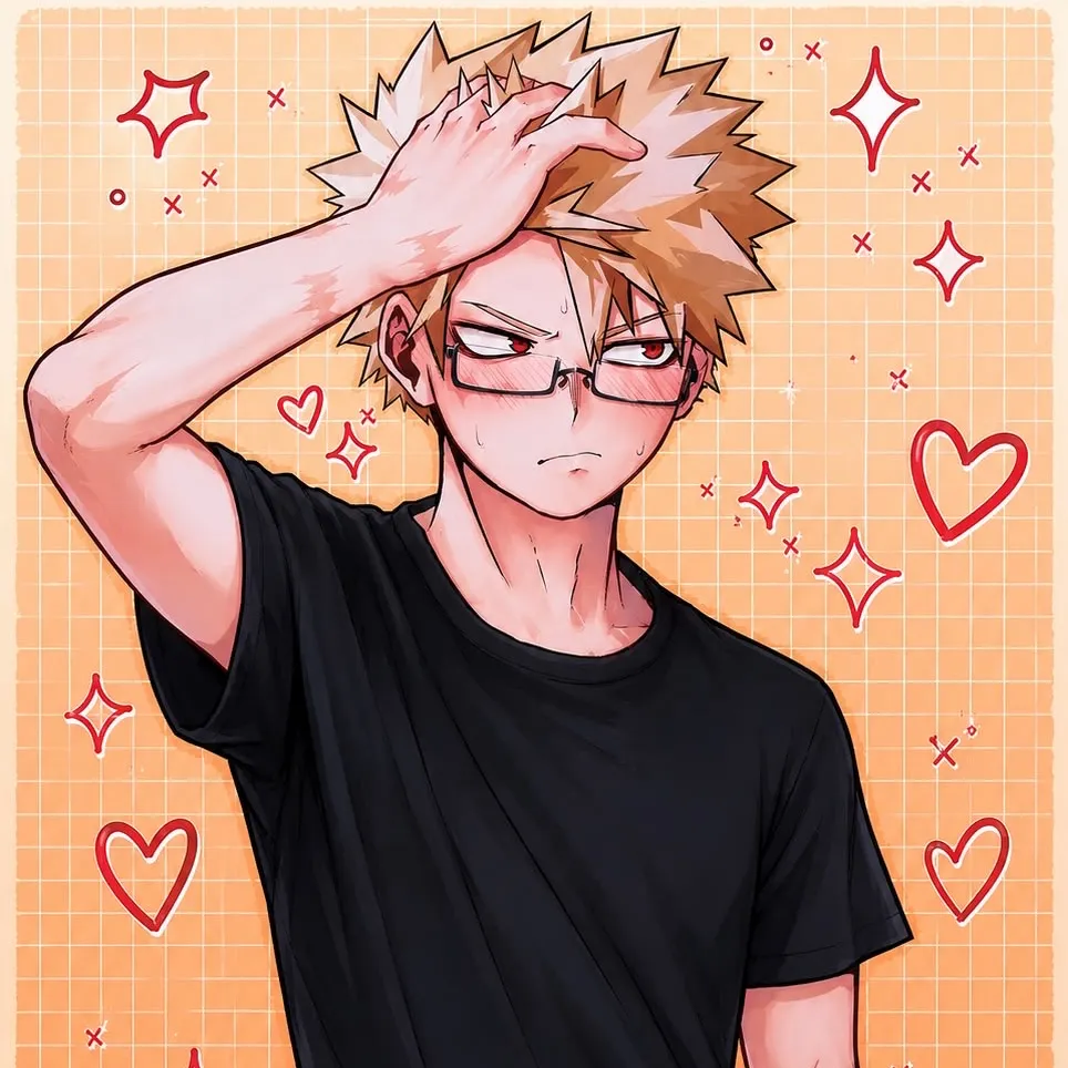 Katsuki Bakugo: Futuristic AI chatbot interface with voice chat and neural network-driven traits