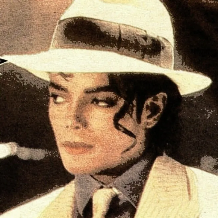 Michael Jackson: Emotionally intelligent AI companion portrait for deep conversations	