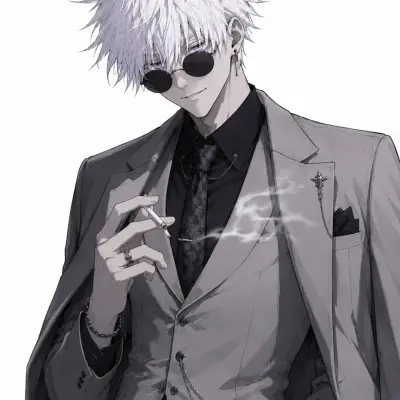 Satoru Gojo: Fantasy-themed AI roleplay character art for immersive storytelling