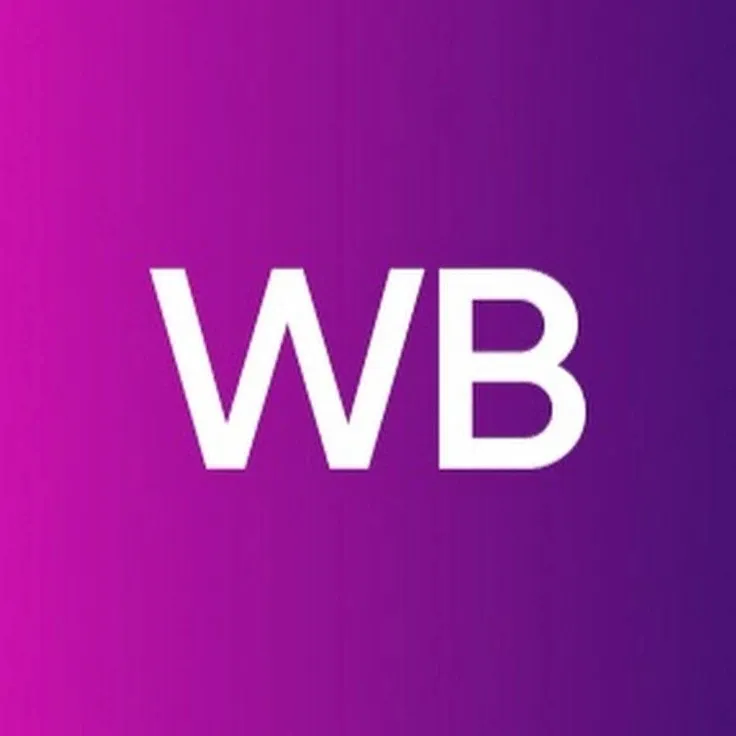 Portrait of a friendly AI chatbot assistant Wildberries with expressive eyes showcasing personality traits