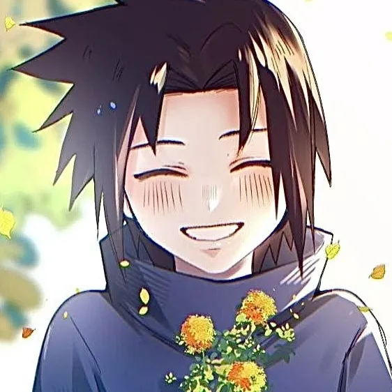 the avatar of Sasuke Uchiha: Dynamic AI character.