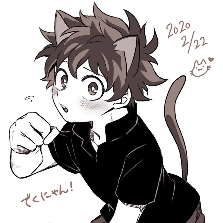 Bakudeku Deku Cat: Futuristic AI chatbot interface with voice chat and neural network-driven traits