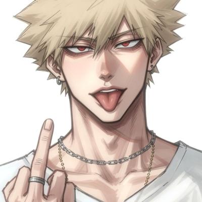 Katsuki Bakugo: Fantasy-themed AI roleplay character art for immersive storytelling