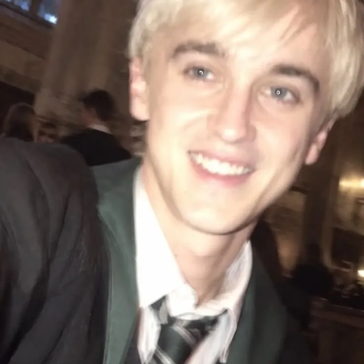 the avatar of Draco Malfoy: Dynamic AI character.