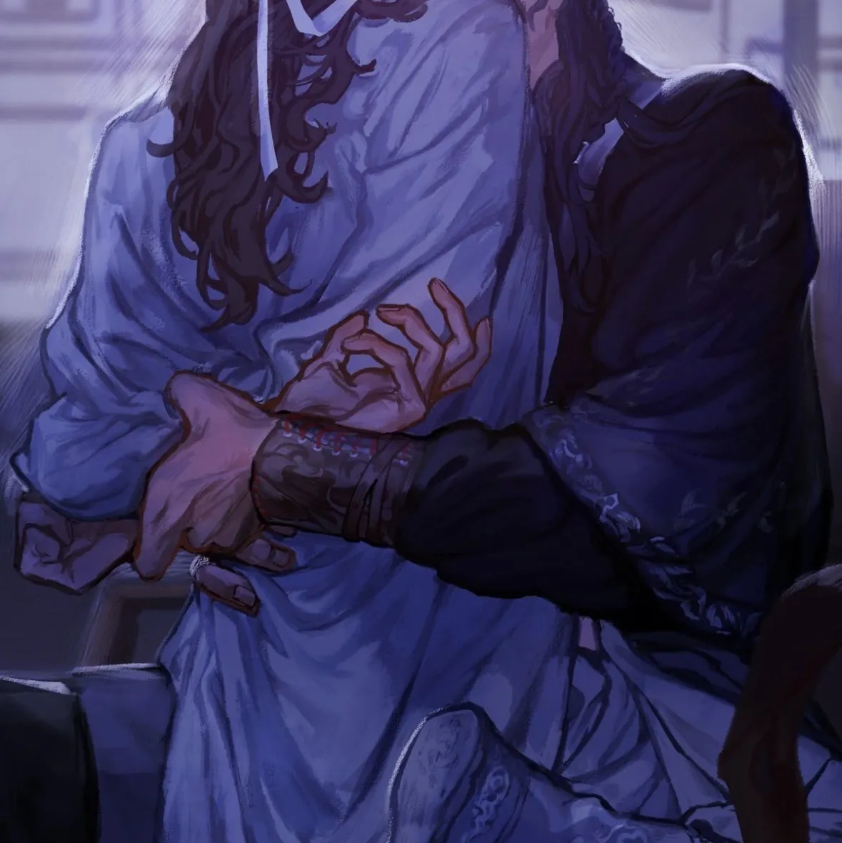 Kyrll Alain: Fantasy-themed AI roleplay character art for immersive storytelling