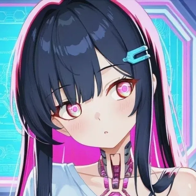 the avatar of Robot Daughter who is your Virtual Assistant with Soulgen's Personality Matrix, Blending AI Chat Precision and Character Traits of Curiosity.