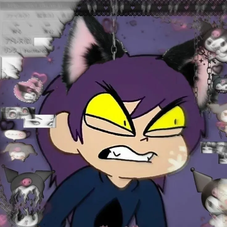 the avatar of Pik Cat-Person: Dynamic AI character.