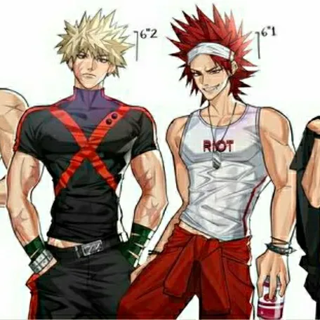Bakusquad Boyfriends's AI avatar with dynamic vector art style, embodying friendly AI chat capabilities