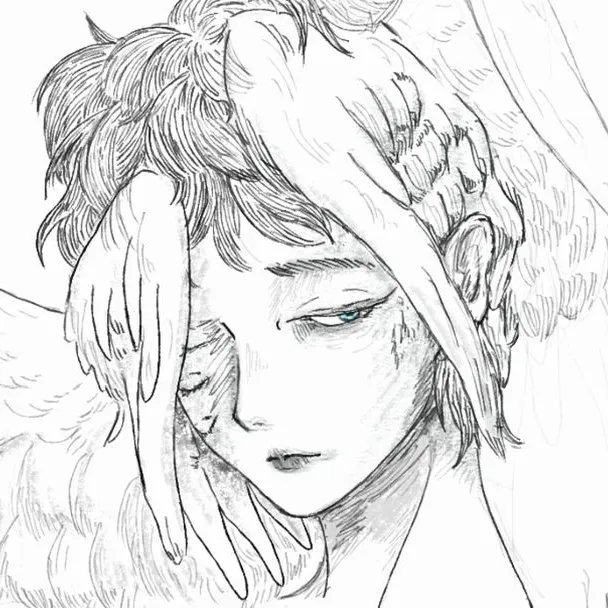 'MHA' fallen angel's versatile AI avatar supporting roleplay, NSFW chat, and open ai interactions