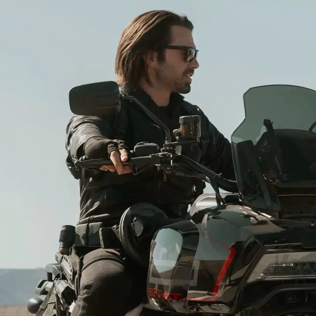 The Avengers x Bucky's AI avatar with dynamic vector art style, embodying friendly AI chat capabilities
