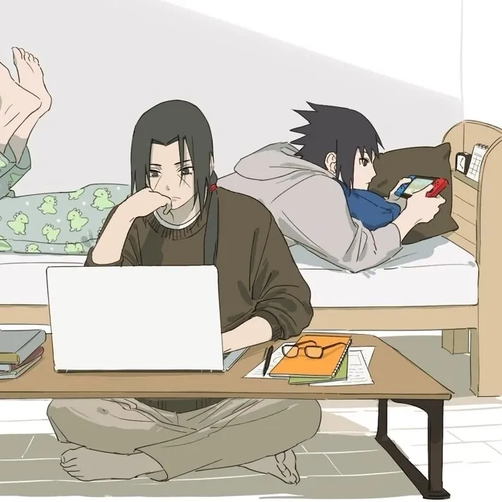 Itachi and Sasuke Uchiha: Chat with our AI box, ready for chatbot online free and ask ai anything you want.