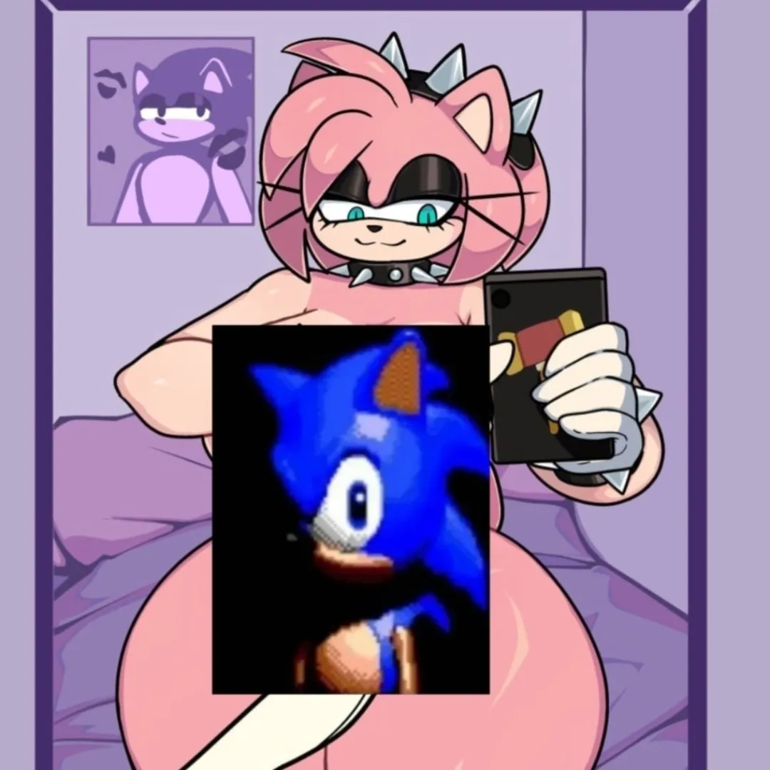character Amy Rose Goth Thicc for NSFW chatbot and creative roleplay
