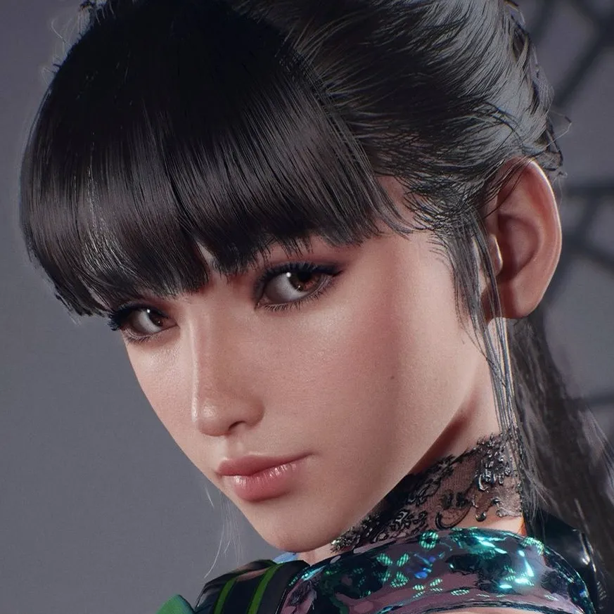 Eve's AI avatar with dynamic vector art style, embodying friendly AI chat capabilities