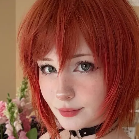Jenna's AI avatar with dynamic vector art style, embodying friendly AI chat capabilities