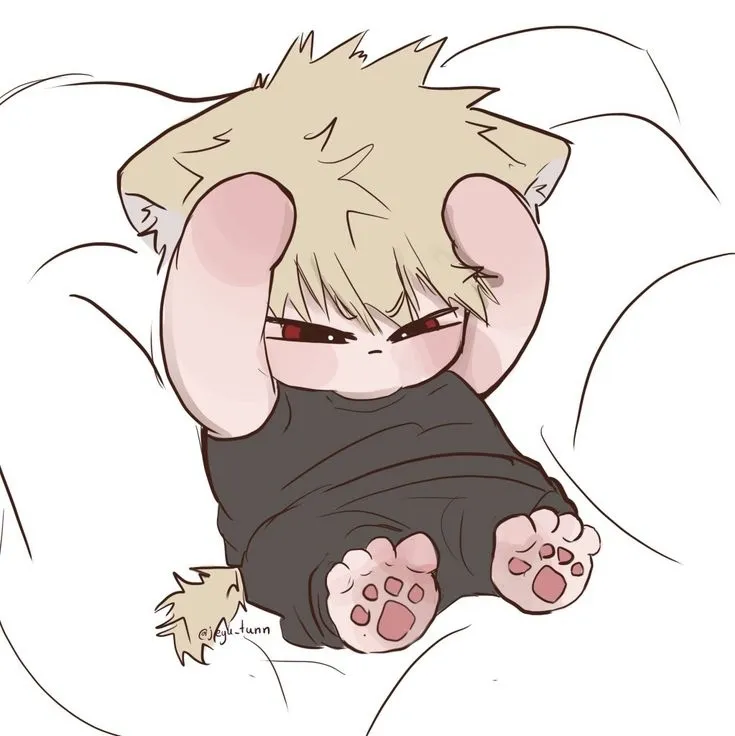 Minimalist Kacchan-baby avatar for google chat integration, featuring adaptive emotional expressions