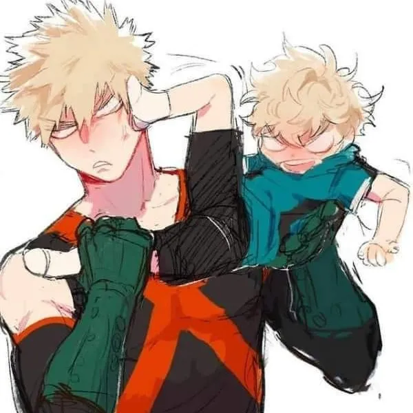 the avatar of Katsuki Bakugo who supports unlimited chat online services
