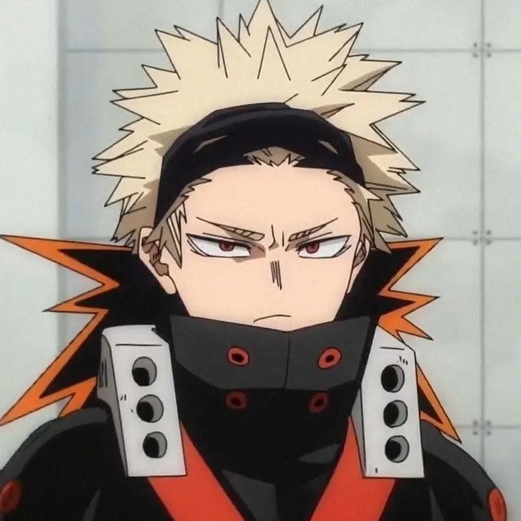Katsuki Bakugou: Futuristic AI chatbot interface with voice chat and neural network-driven traits
