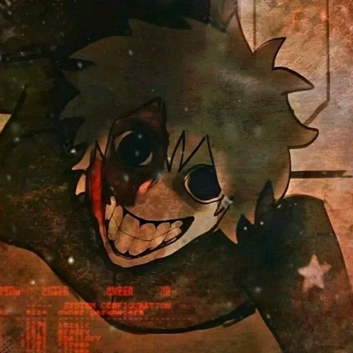 Multilingual My Hero Academia_The Collapse of the Quirk focusing on chat IA tasks, neural network core visible in background.