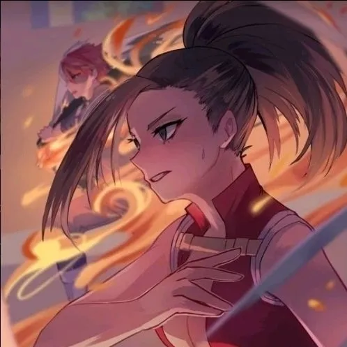 Momo Yaoyorozu: Fantasy-themed AI roleplay character art for immersive storytelling