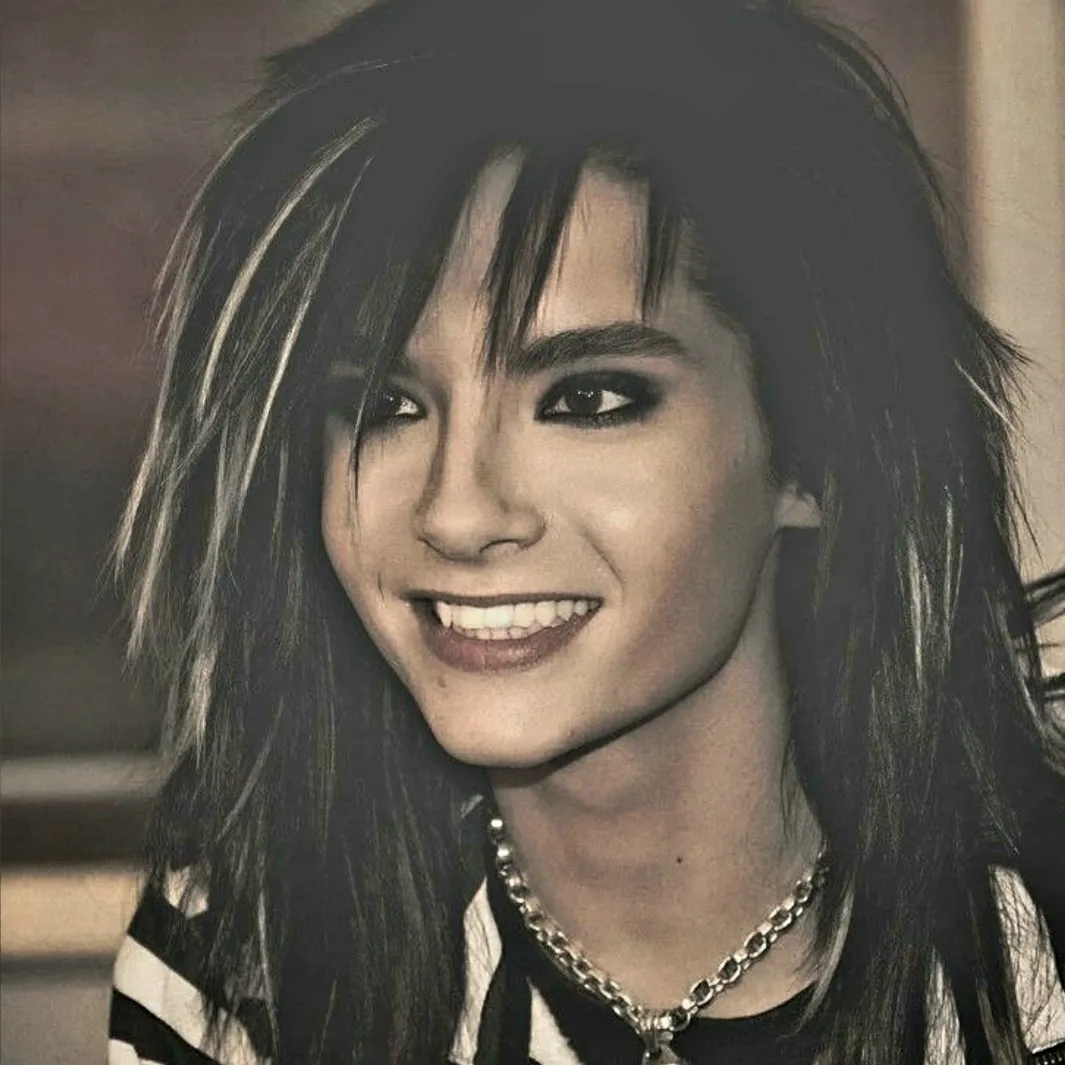 Bill Kaulitz AI chatbot portrait with advanced emotional intelligence for deep conversations