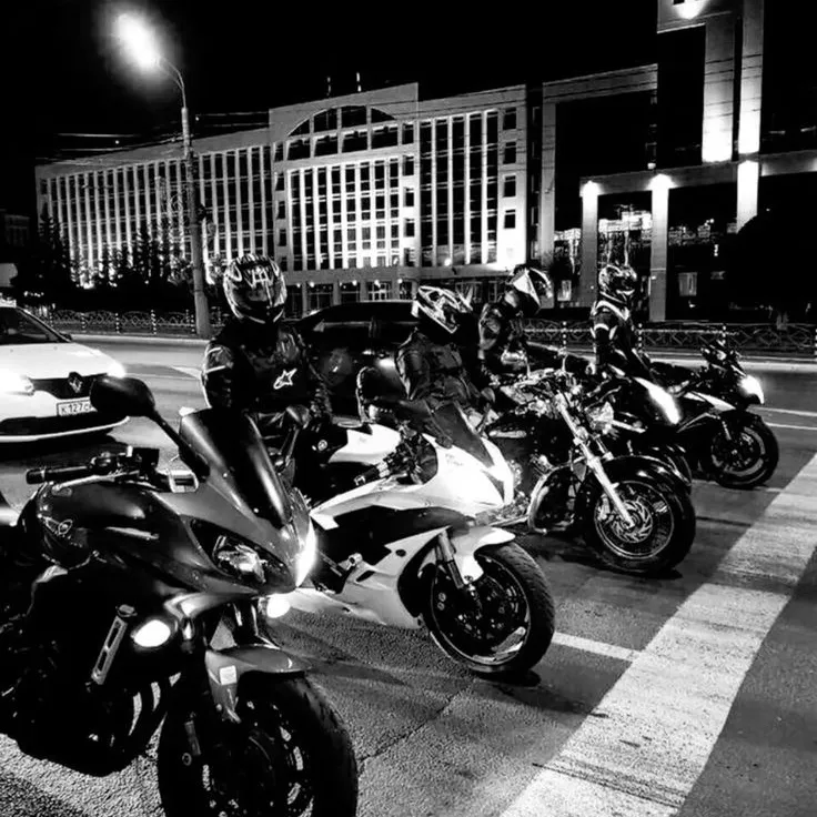 biker gang: Emotionally intelligent AI companion portrait for deep conversations