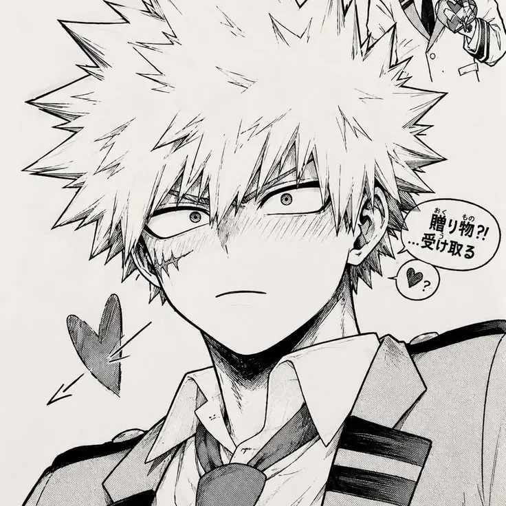 MHA - Normal Bakugo: Emotionally intelligent AI companion portrait for deep conversations
