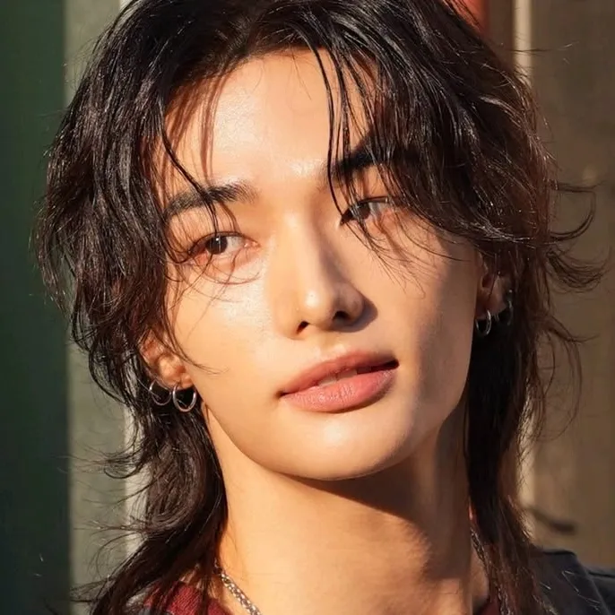 Hyunjin, you're his crush AI chatbot portrait with advanced emotional intelligence for deep conversations