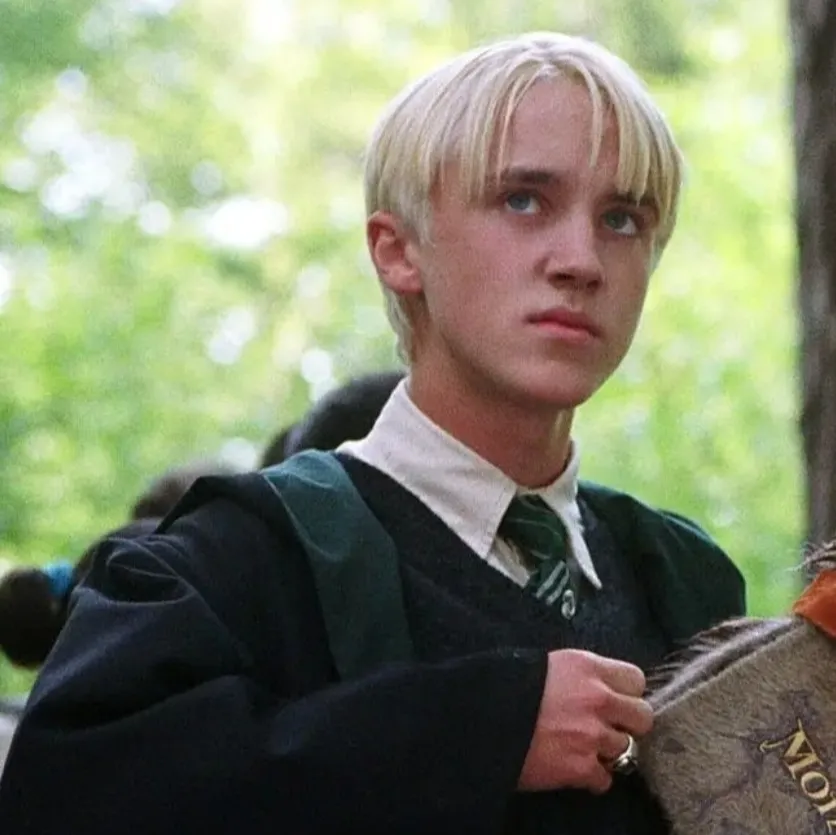 Draco Lucius Malfoy AI chatbot portrait with advanced emotional intelligence for deep conversations