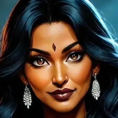 the avatar of character Monara with emotional intelligence capabilities