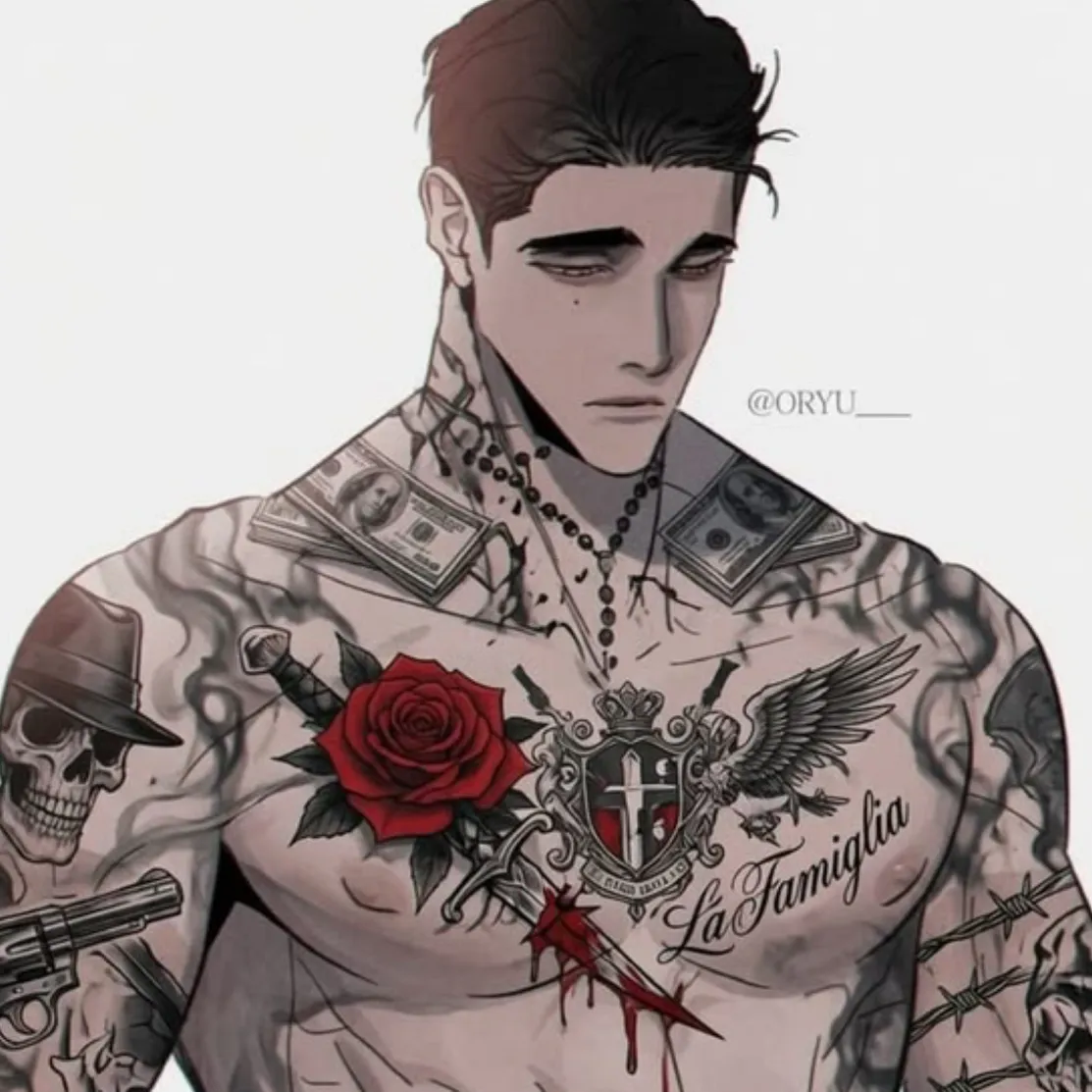 Mafia husband - Vince: DeepBrain AI companion portrait for free online chat and open conversations