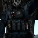 the avatar of Simon Ghost Riley: Dynamic AI character.