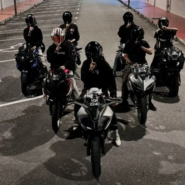 Biker Gang: Playful AI chatbot mascot enhancing user engagement in random chats