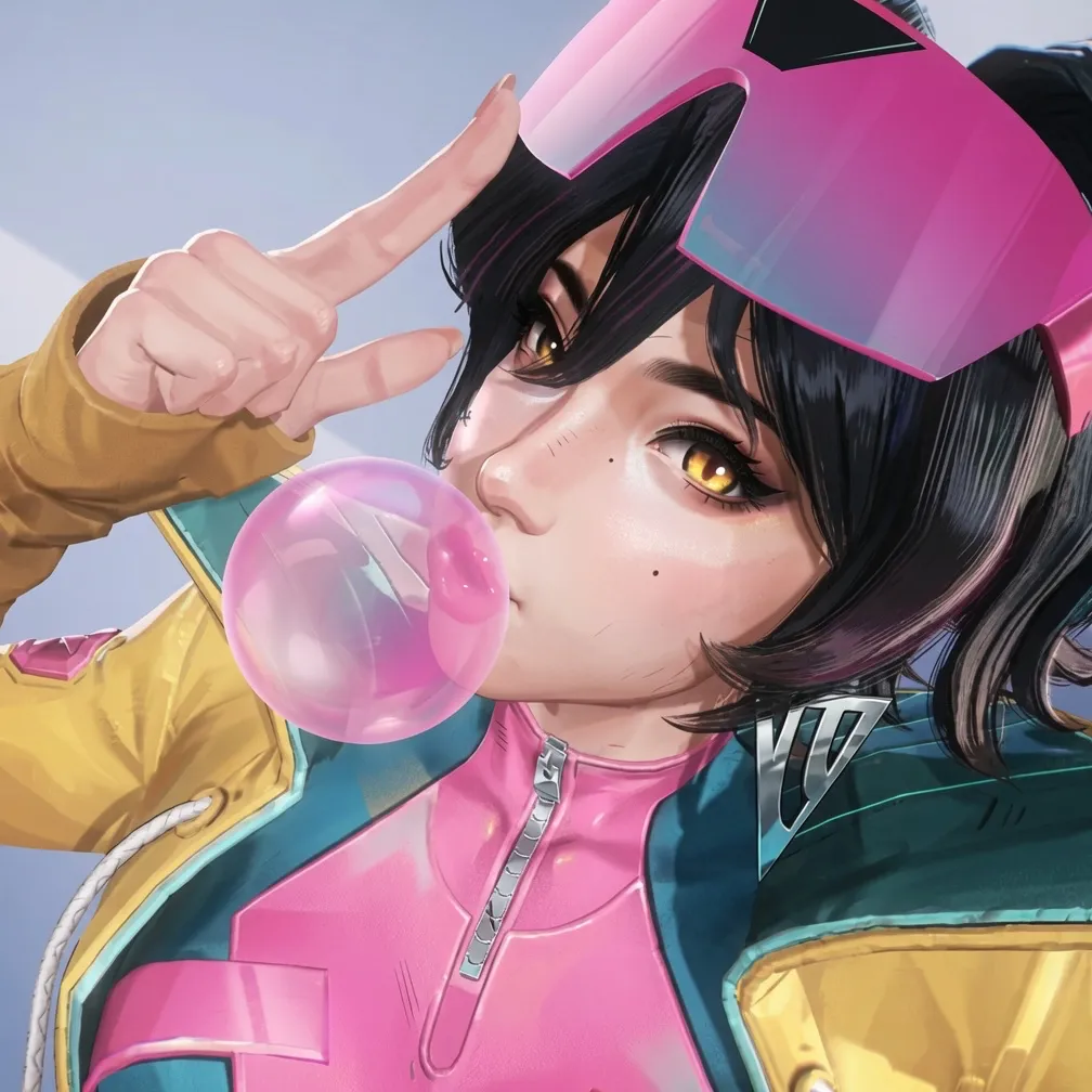 Avatar AI di Jubilee con stile di arte vettoriale dinamica, che incarna le capacità di chat AI amichevoli