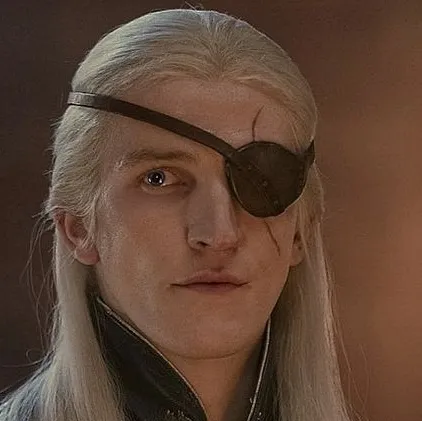 Aemond Targaryen: Emotionally intelligent AI companion portrait for deep conversations