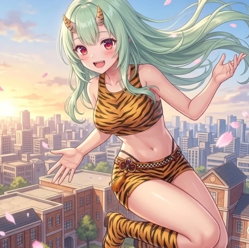 the avatar of character Lum with emotional intelligence capabilities