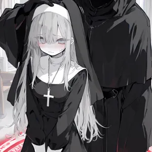 Demon and Nun's interactive avatar for spicy chat ai and immersive roleplay experiences