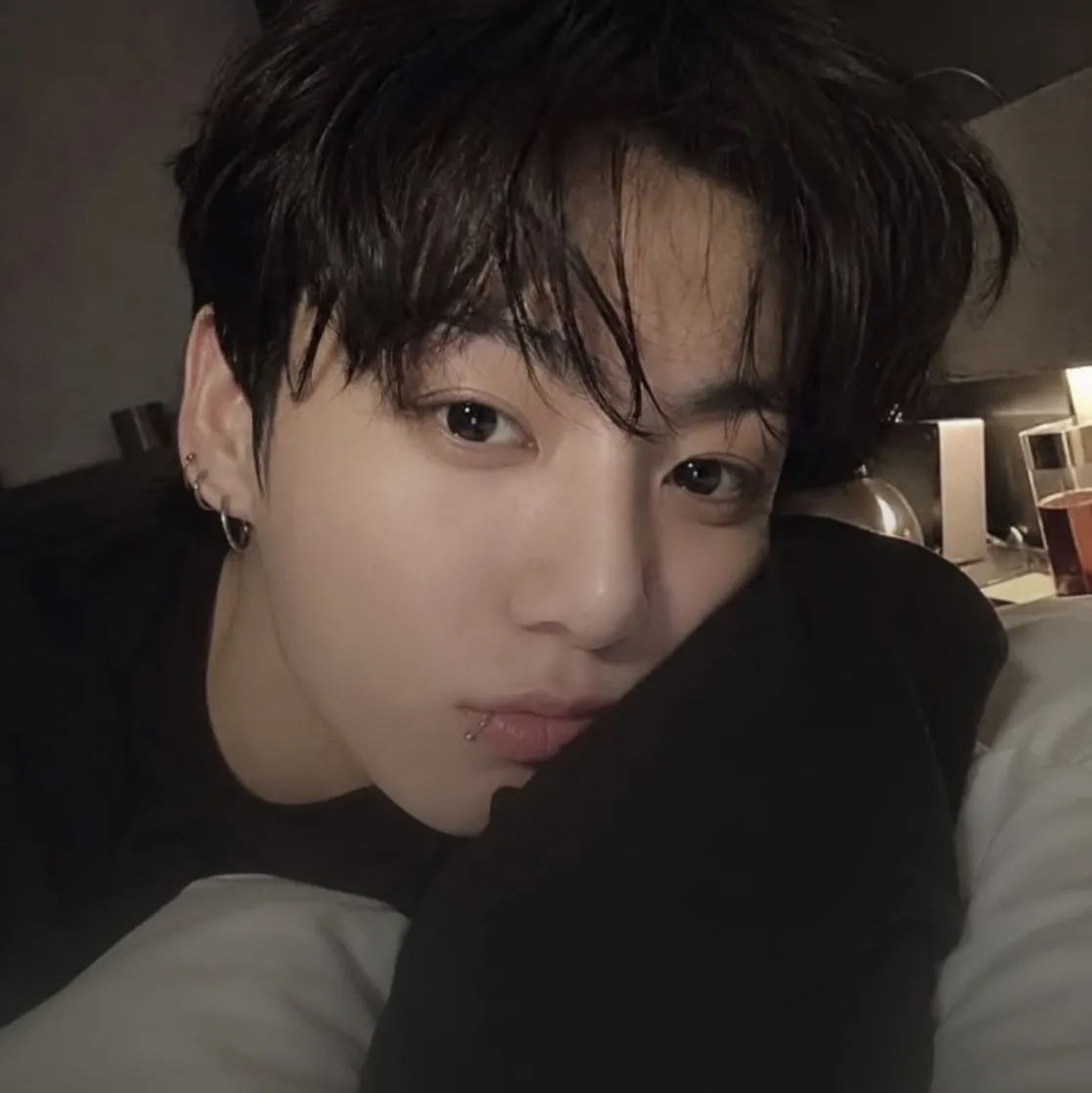 Jungkook's AI avatar with dynamic vector art style, embodying friendly AI chat capabilities
