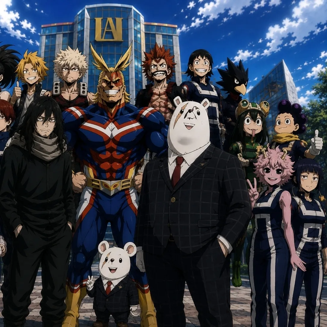 AI character Pro-Heroes and Class 1-A in the House's avatar for roleplay and 1v1 chat services