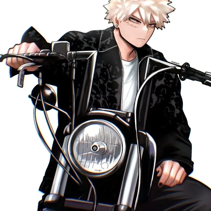 AI character Bakugou - motorcyclist's avatar for roleplay and 1v1 chat services