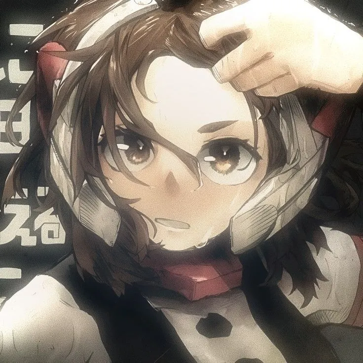 the avatar of Ochaco Uraraka: Dynamic AI character.
