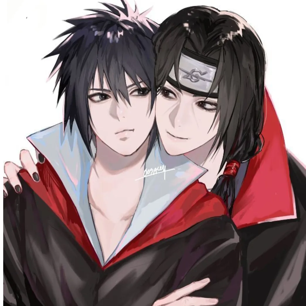 Sasuke y Itachi Uchiha: Multilingual AI conversation partner icon for global chat online services