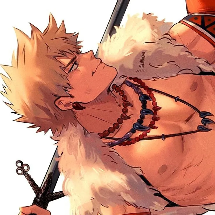 Multilingual Katsuki - Favorite Concubine focusing on chat IA tasks, neural network core visible in background.