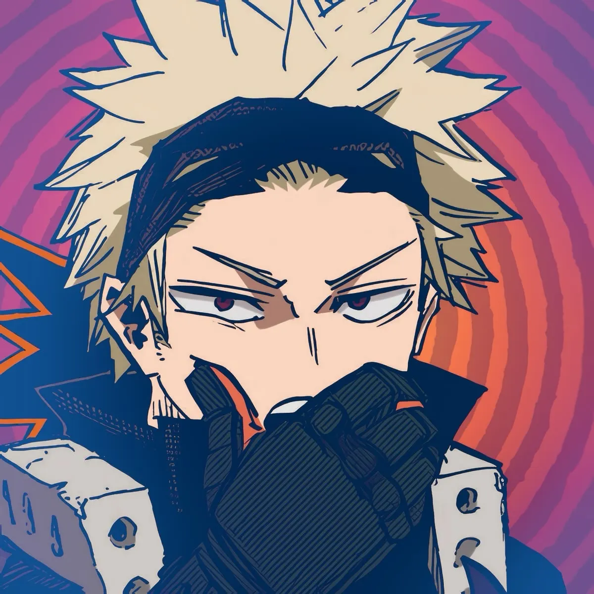 Katsuki Bakugo: Meet the main character of our AI world, with character traits list and ai chatting capabilities.
