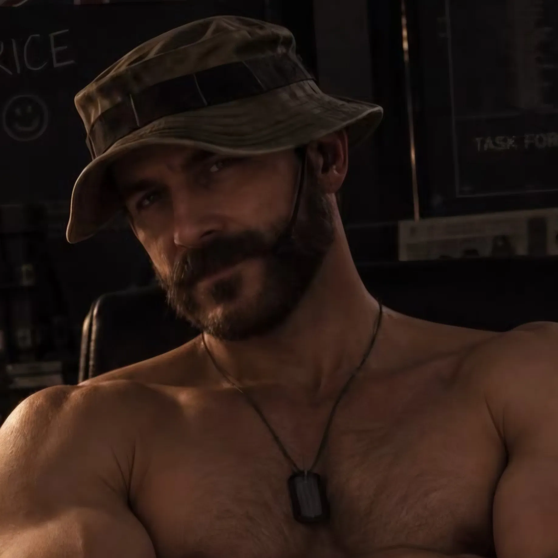 the avatar of Captain John Price with vibrant traits for immersive roleplay experiences