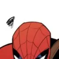 Multilingual Deadpool focusing on chat IA tasks, neural network core visible in background.